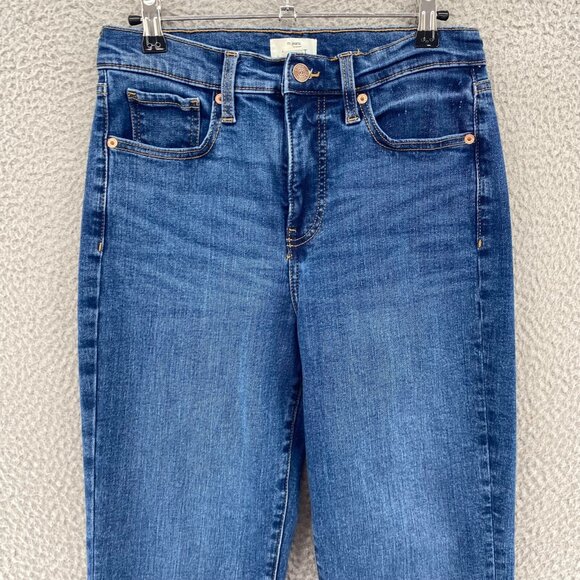 Maurices Jeans Womens 6 Blue Medium Wash Denim Sculpt Straight Stretch Casual - Picture 2 of 12